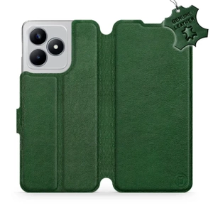 Phone Case Realme C53 - Design Green Leather