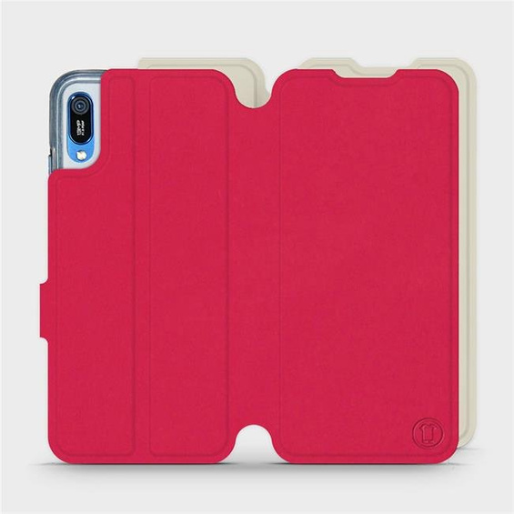 Phone Case Huawei Y6 2019 - Design Red with Platinum