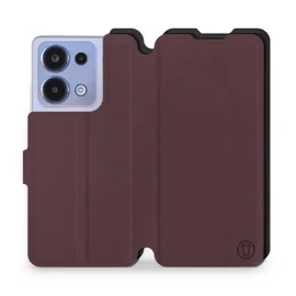 Phone Case Xiaomi POCO M6 Pro - Design Burgundy with Black