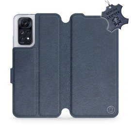 Phone Case Xiaomi Redmi Note 11 - Design Blue Leather