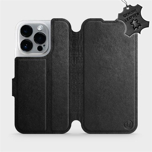 Hülle für Apple iPhone 14 Pro - Farbe Black Leather