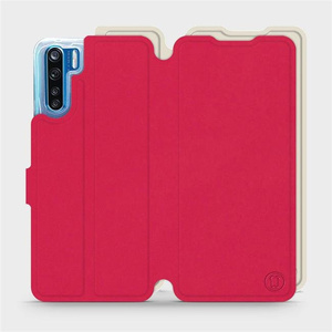 Phone Case OPPO A91 - Design Red with Platinum