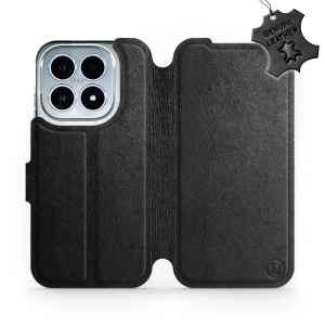 Phone Case Xiaomi 17 - Design Black Leather