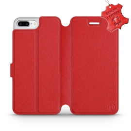 Hülle für Apple iPhone 7 Plus - Farbe Red Leather
