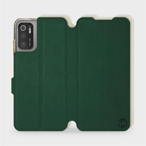 Etui Soft Touch do Xiaomi POCO M3 Pro 5G - wzór Miejska zieleń z platyną