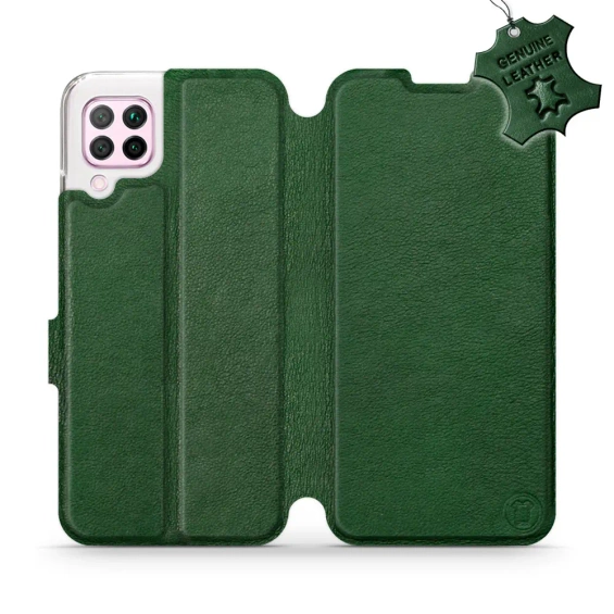 Phone Case Huawei P40 Lite - Design Green Leather