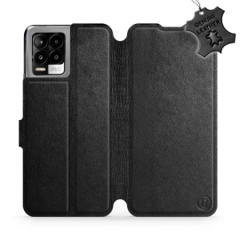 Phone Case Realme 8 - Design Black Leather