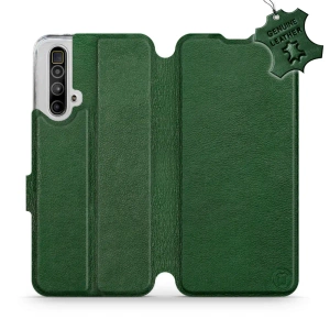 Phone Case Realme X3 SuperZoom - Design Green Leather