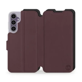 Phone Case Samsung Galaxy S23 FE - Design Burgundy with Black