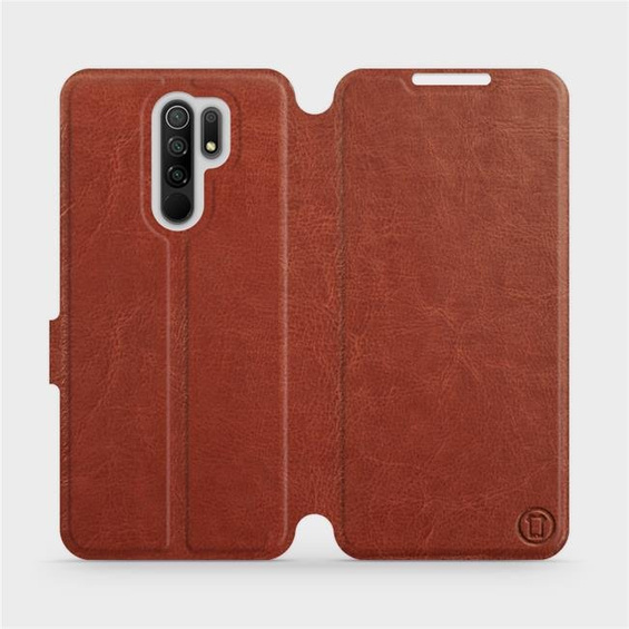 Phone Case Xiaomi Redmi 9 - Design Brown&Gray