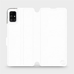 Phone Case Samsung Galaxy M51 - Design White&Gray