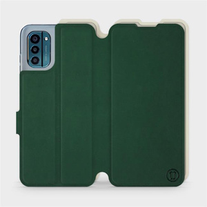 Phone Case Nokia G21 - Design Green with Platinum