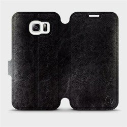 Etui do Samsung Galaxy S6 Edge - wzór Black&Orange