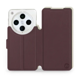 Phone Case OPPO Find X8 Pro - Design Burgundy with Platinum