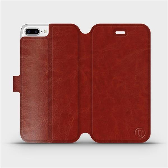 Hülle für Apple iPhone 8 Plus - Farbe Brown&Gray