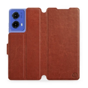 Phone Case Motorola Moto G85 5G - Design Brown&Gray
