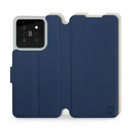 Phone Case Xiaomi 14 - Design Navy with Platinum