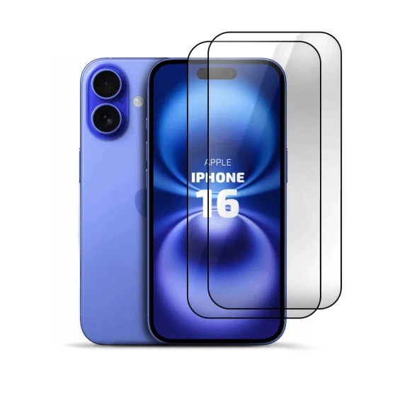 Zestaw 2x Szkło hartowane Clear 9H do Apple iPhone 16