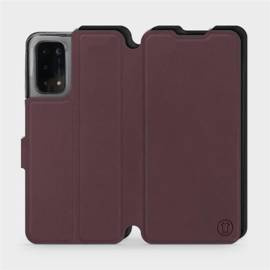 Phone Case OPPO A54 5G - Design Burgundy with Black