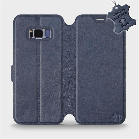 Phone Case Samsung Galaxy S8 Plus - Design Blue Leather