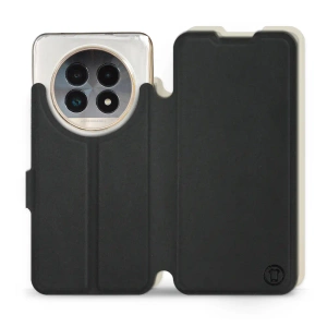 Hülle für Realme 13 Pro Plus - Farbe Schwarz mit Platin