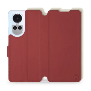 Phone Case OPPO Reno 10 5G - Design Dark Red with Platinum