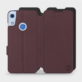 Phone Case Huawei Y6S - Design Burgundy with Black