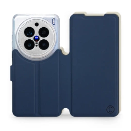Phone Case Vivo X200 Pro 5G - Design Navy with Platinum