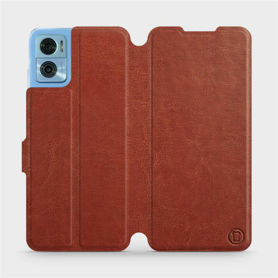 Phone Case Motorola Moto E22 - Design Brown&Gray
