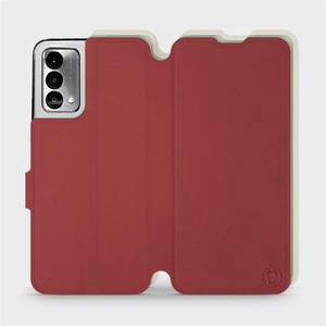 Phone Case Realme GT Master Edition - Design Dark Red with Platinum