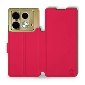 Hülle für Infinix Note 40 - Farbe Rot mit Platin