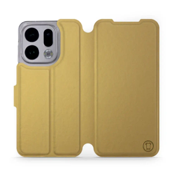 Etui do OPPO Find X9 - wzór Gold&Orange