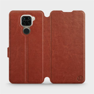 Phone Case Xiaomi Redmi Note 9 - Design Brown&Orange