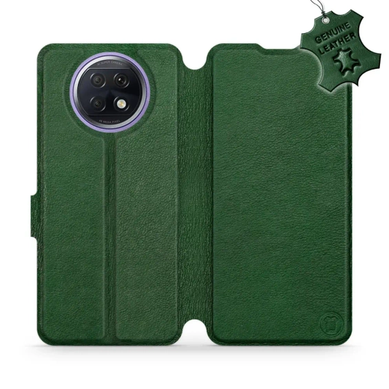 Phone Case Xiaomi Redmi Note 9T - Design Green Leather