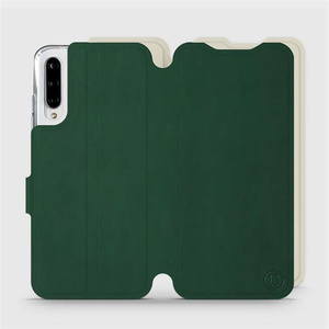 Phone Case Xiaomi Mi A3 - Design Green with Platinum