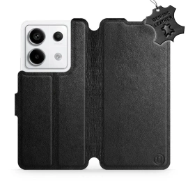 Phone Case Xiaomi Redmi Note 13 PRO - Design Black Leather