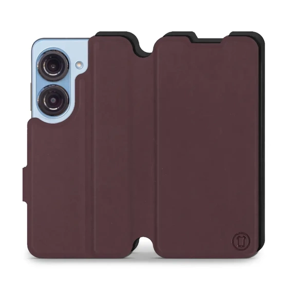 Phone Case Asus Zenfone 10 - Design Burgundy with Black