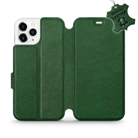 Phone Case Apple iPhone 11 Pro - Design Green Leather