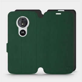 Phone Case Motorola Moto E5 - Design Green with Black