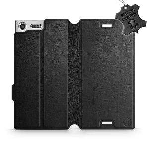Hülle für Sony Xperia XZ Premium - Farbe Black Leather