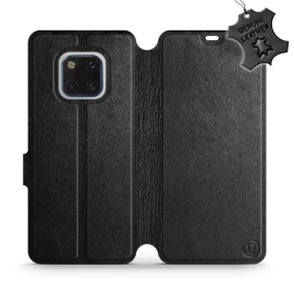 Phone Case Huawei Mate 20 Pro - Design Black Leather