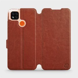 Phone Case Xiaomi Redmi 9C - Design Brown&Gray