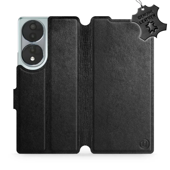 Hülle für Huawei Honor 70 - Farbe Black Leather