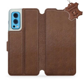 Phone Case OnePlus Nord 2 5G - Design Brown Leather