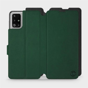 Phone Case Samsung Galaxy M51 - Design Green with Black