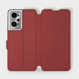 Phone Case Realme GT 2 - Design Dark Red with Platinum