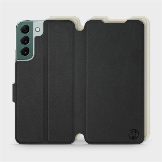 Phone Case Samsung Galaxy S22 Plus - Design Black with Platinum