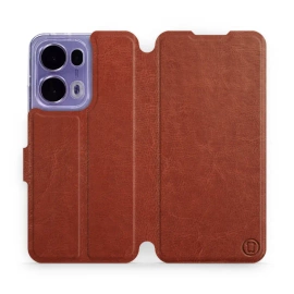 Phone Case OPPO Reno 13 Pro - Design Brown&Orange