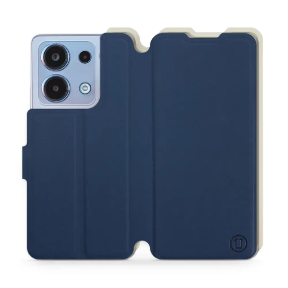 Phone Case Xiaomi Redmi Note 13 4G - Design Navy with Platinum