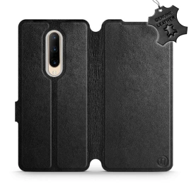 Phone Case OnePlus 7 Pro - Design Black Leather